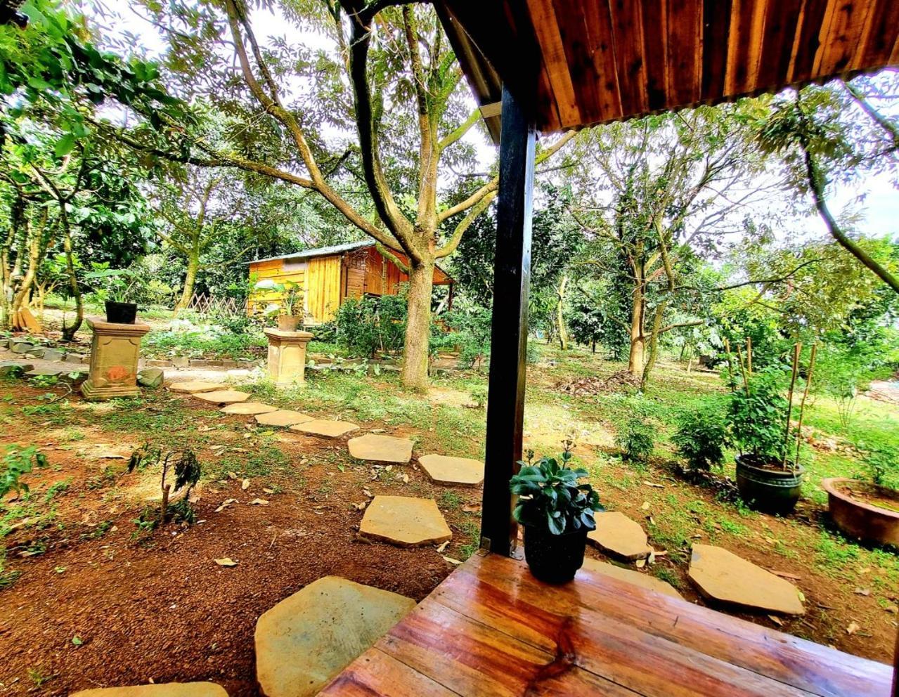 Homestay Vuon Trai Cay Nhiet Doi Vo Uu Garden バオロク エクステリア 写真